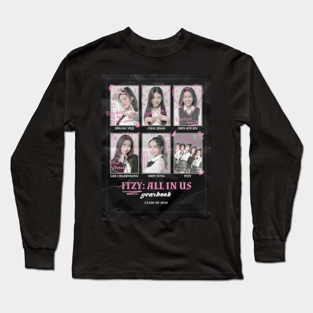 Itzy Long Sleeve T-Shirt by Sajiiii